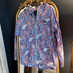 Simply Southern Paisley Jacket and pant SET in Blue, Orange, and White